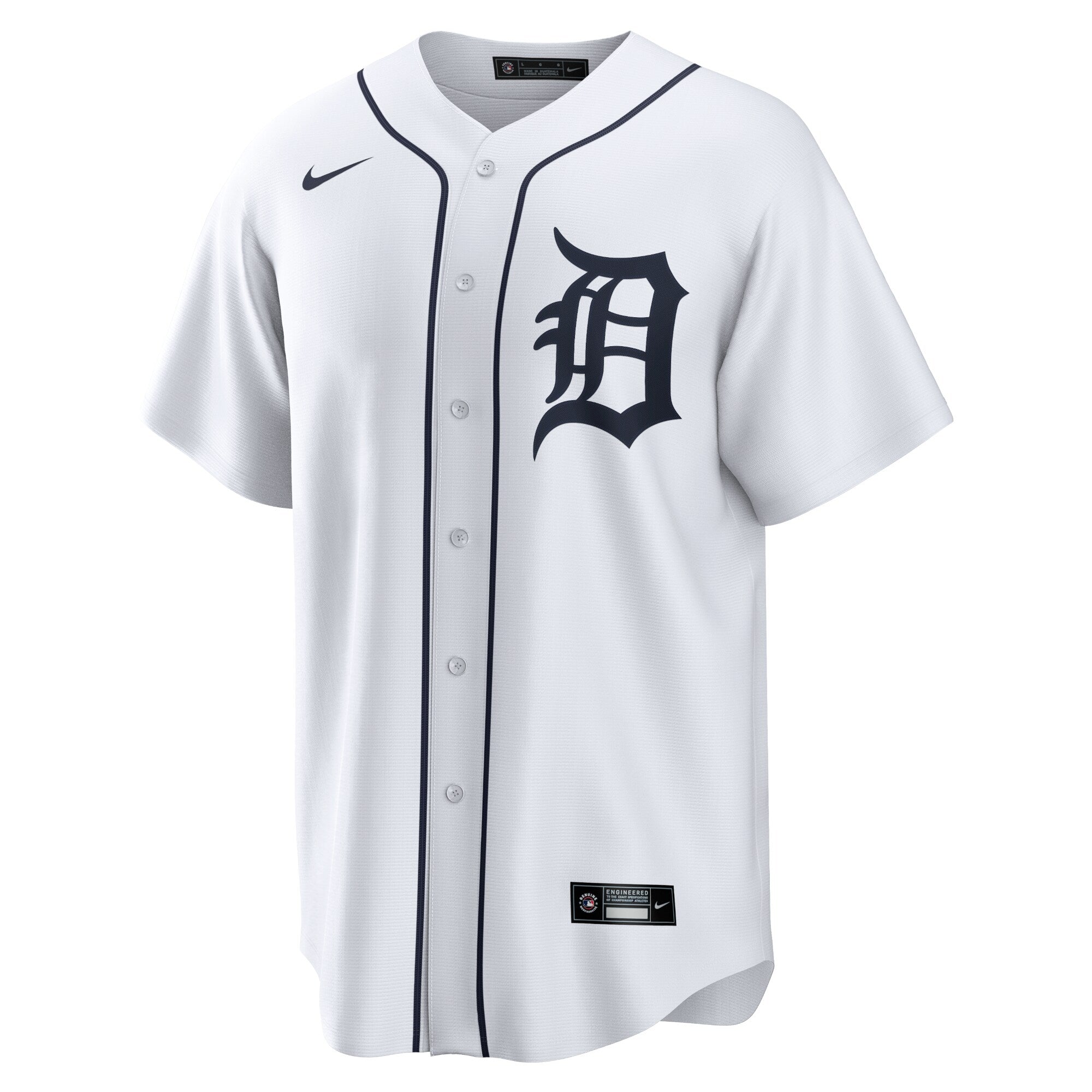 Detroit Tigers Javier Baez Nike White Home Replica Player Jersey
