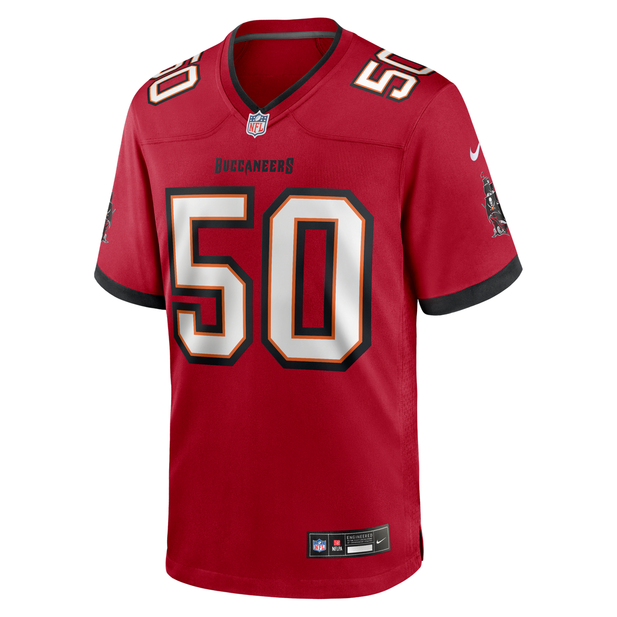 Tampa Bay Buccaneers Vita Vea Nike Red Game Jersey
