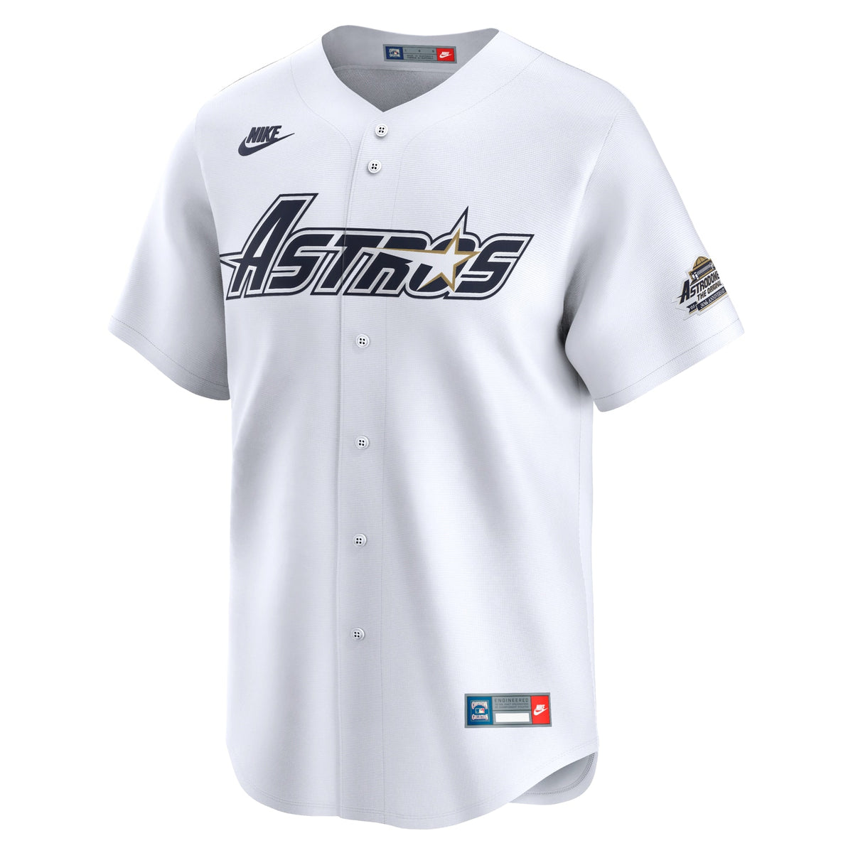 Houston Astros Craig Biggio Nike White Throwback Cooperstown Collection Limited Jersey