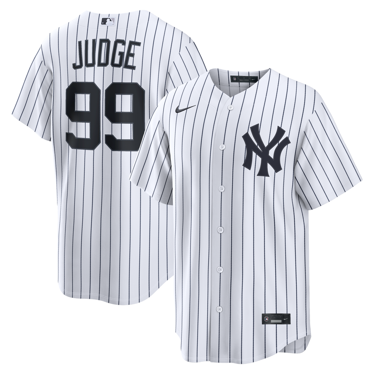 New York Yankees Aaron Judge Nike White Home Replica Jersey