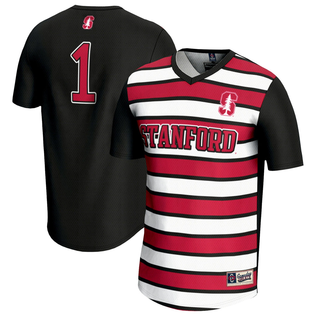 GameDay Greats #1 Black Stanford Cardinal Lightweight Soccer Fashion Jersey