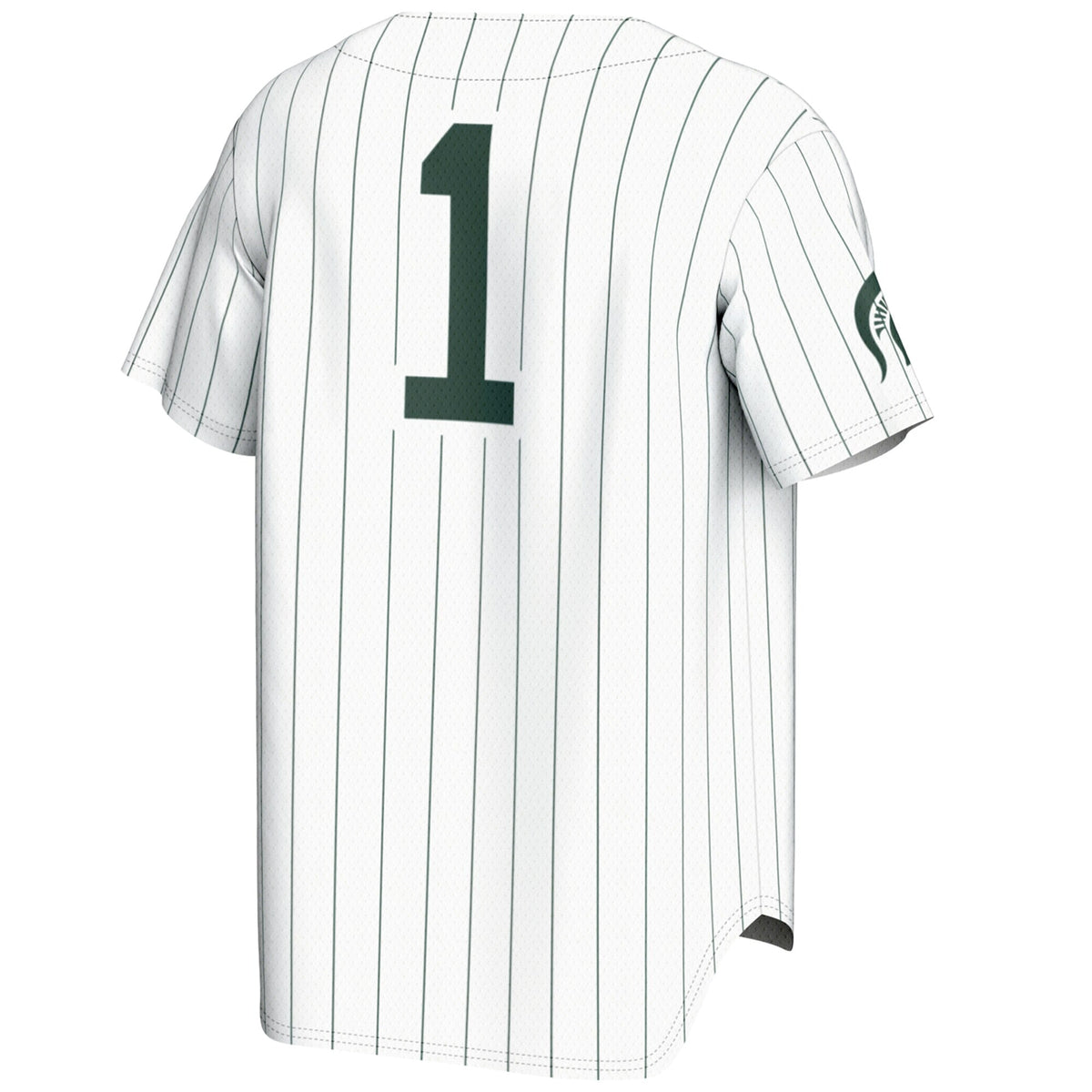 GameDay Greats #1 White Michigan State Spartans Lightweight Baseball Jersey