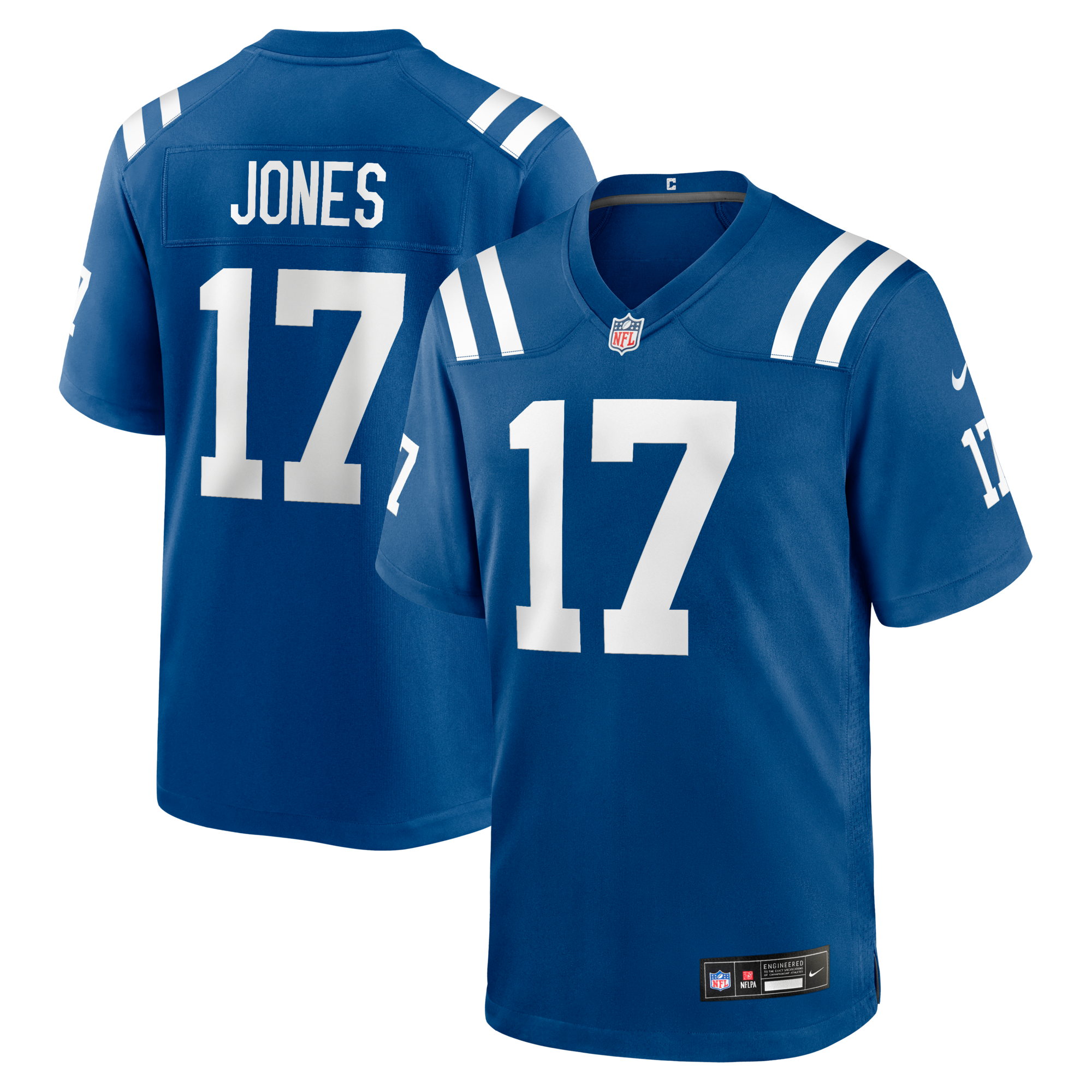 Indianapolis Colts Daniel Jones Nike Royal Team Game Jersey