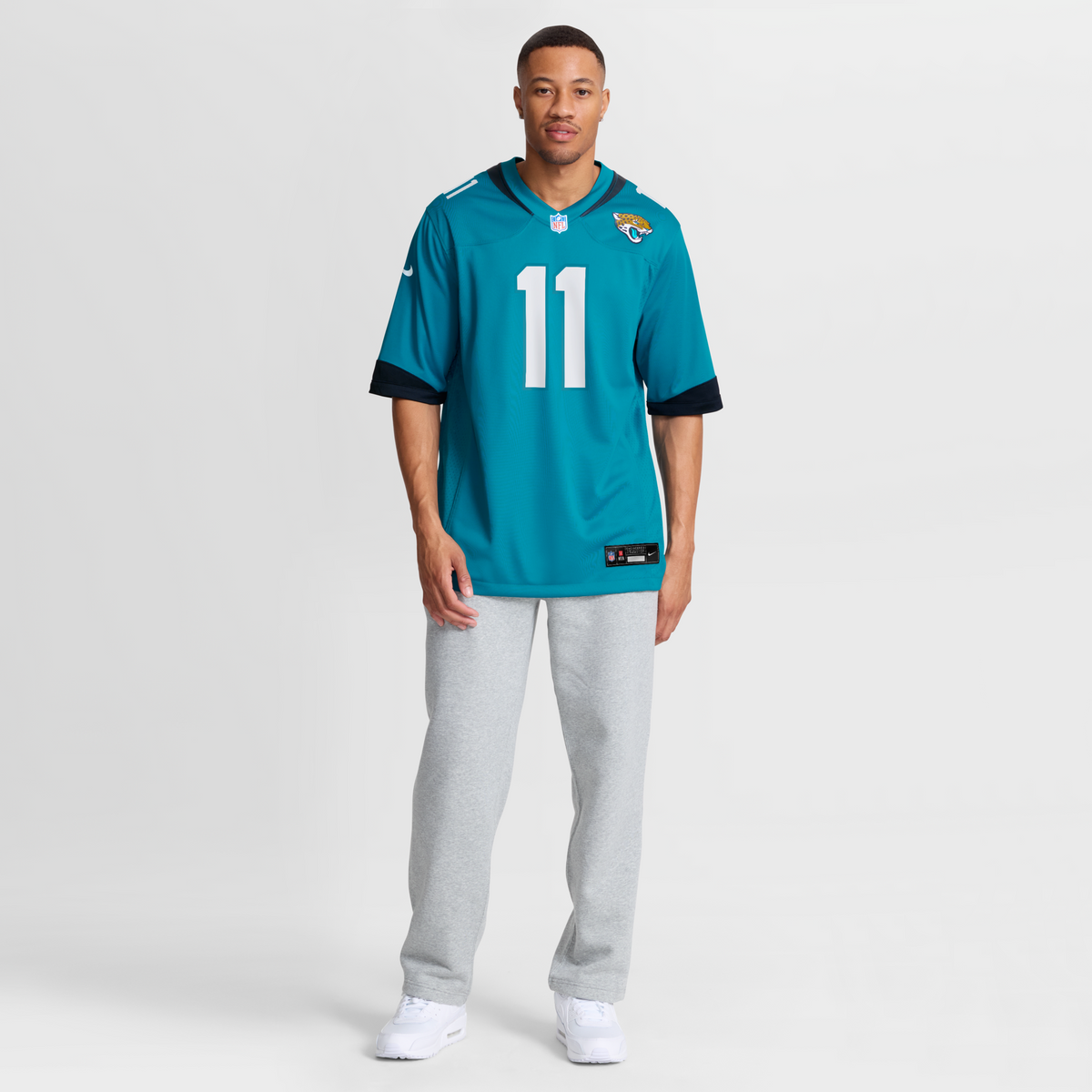 Jacksonville Jaguars Parker Washington Nike Teal Team Game Jersey