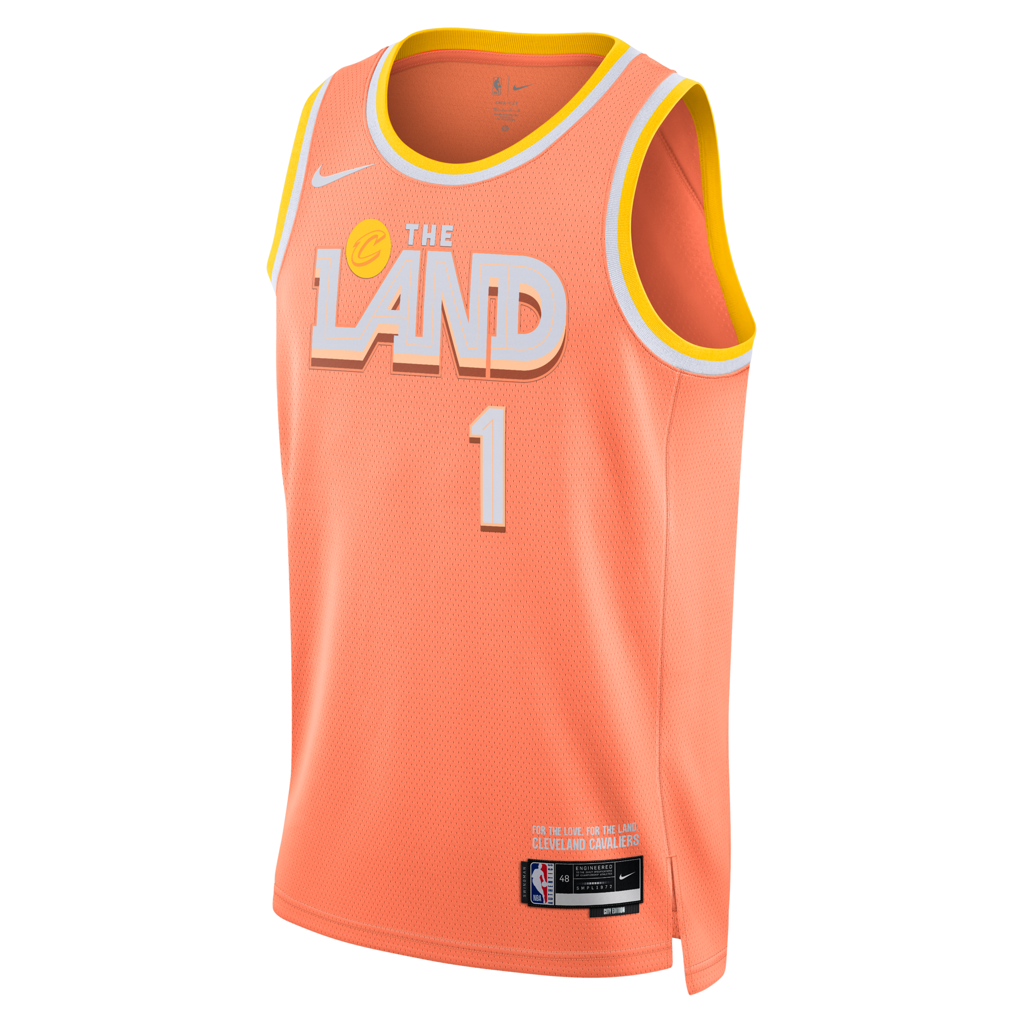 Nike Cleveland Cavaliers 2025/26 City Edition Swingman Jersey - Custom - - James Harden
