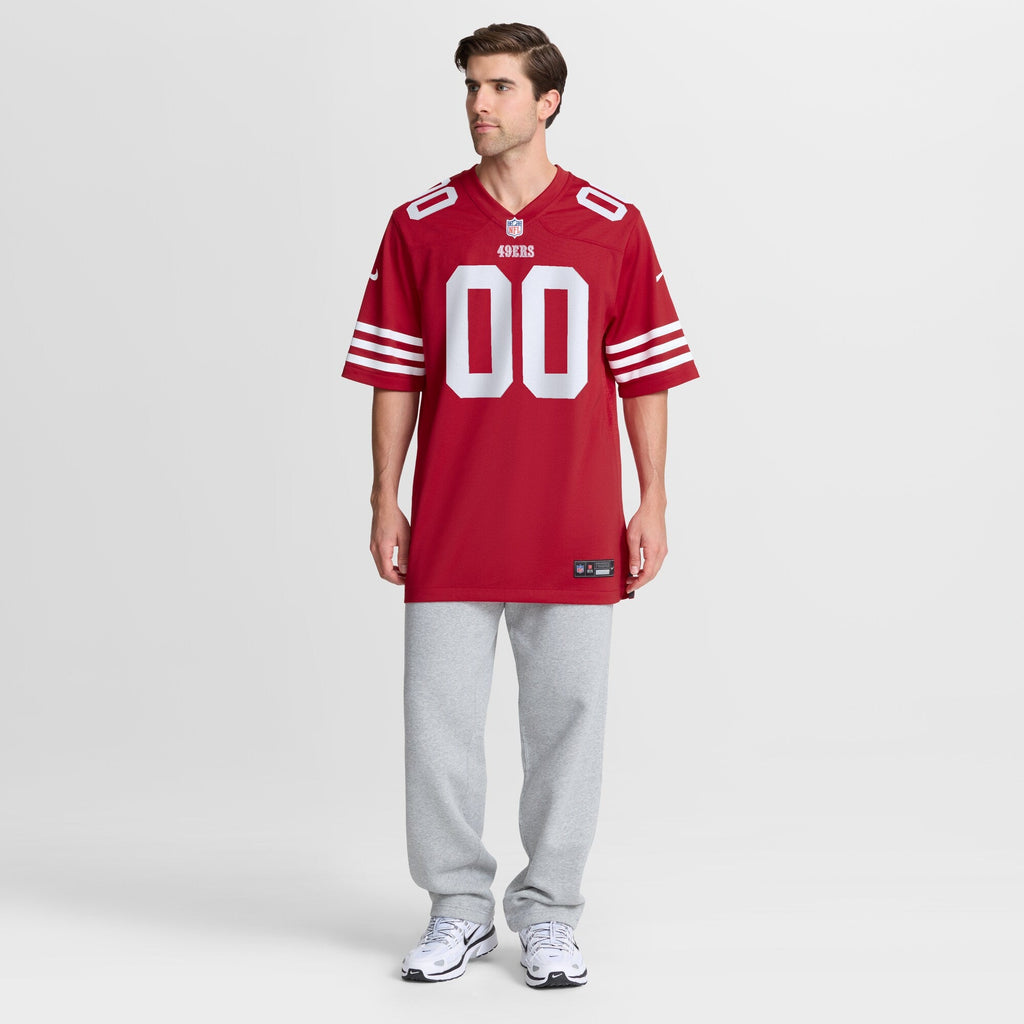 San Francisco 49ers Nike Scarlet Custom Jersey