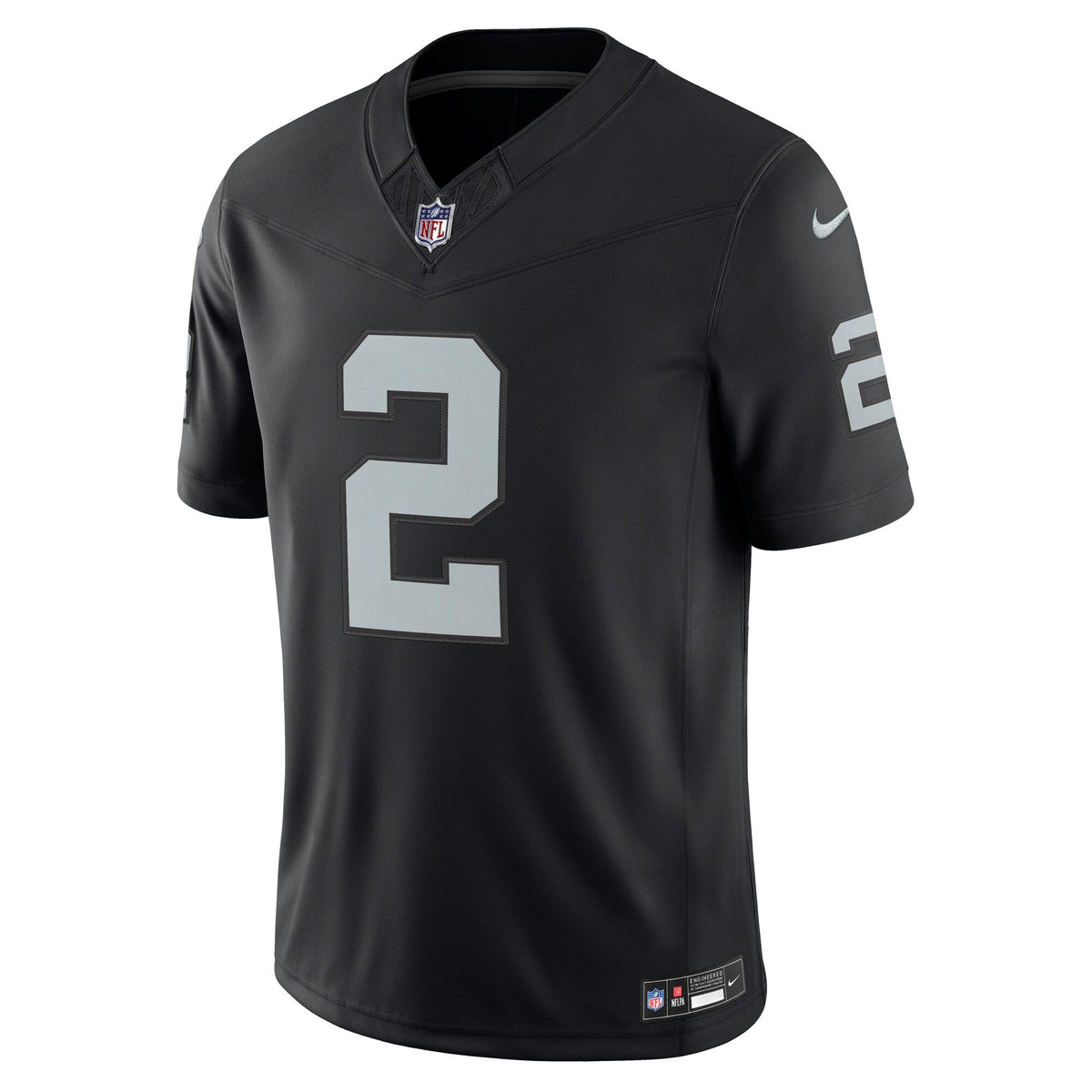 Las Vegas Raiders Ashton Jeanty Nike Black Team Vapor F.U.S.E. Stitched Limited Jersey