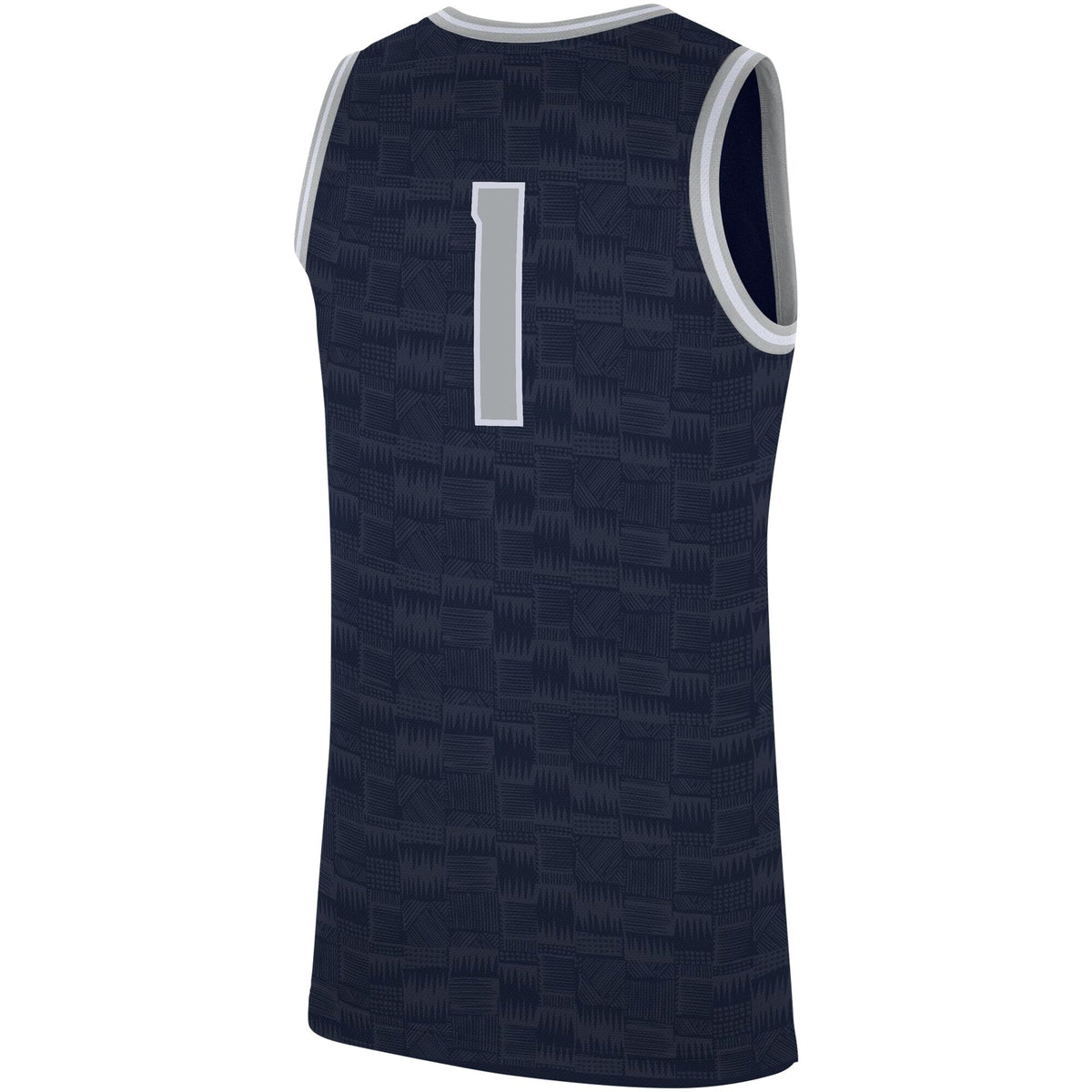 Nike #1 Navy Georgetown Hoyas Replica Jersey