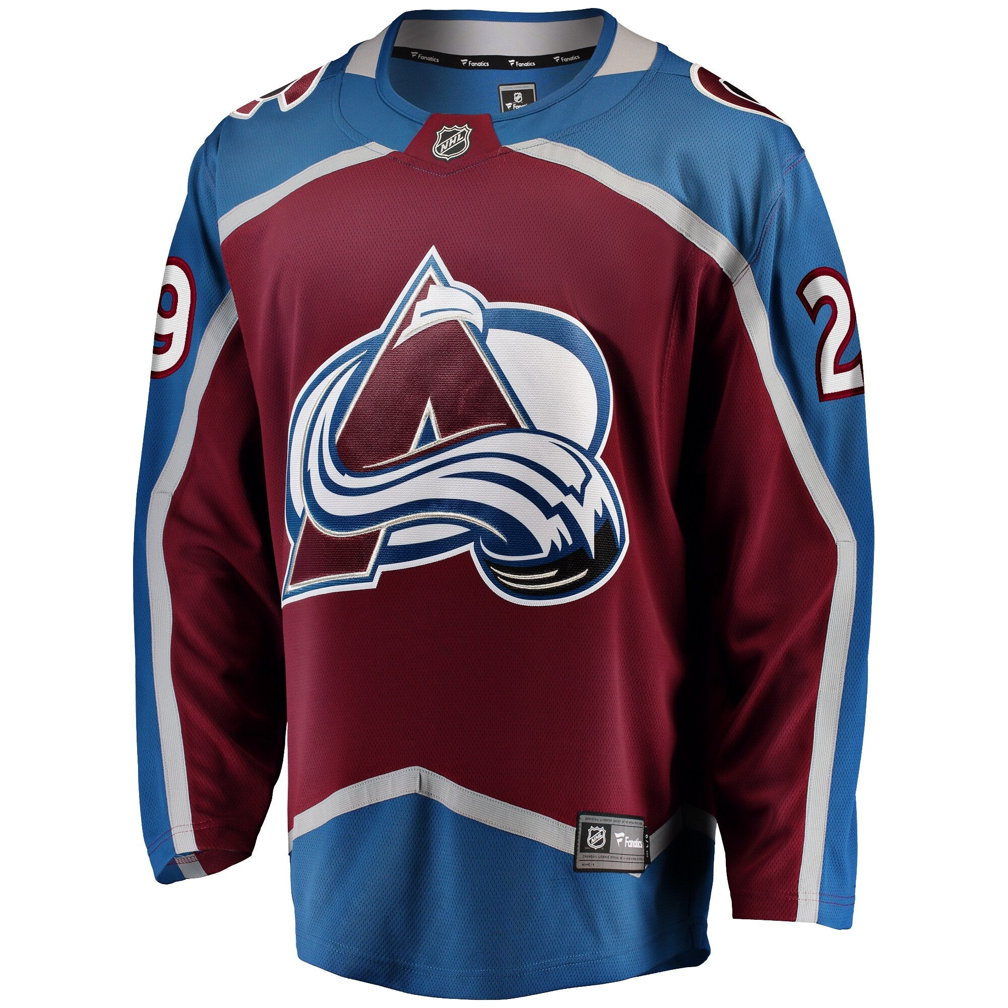 Colorado Avalanche Nathan MacKinnon Fanatics Burgundy Home Breakaway Jersey