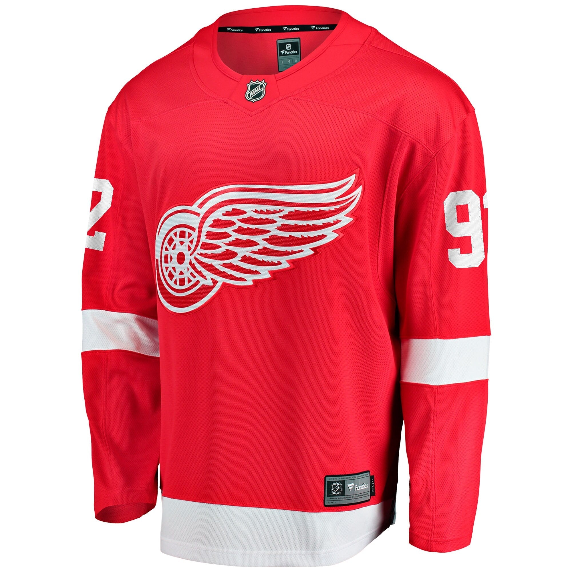 Detroit Red Wings Marco Kasper Fanatics Red Home Breakaway Jersey
