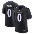 Baltimore Ravens Roquan Smith Nike Black Alternate Game Jersey