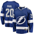 Tampa Bay Lightning Nicholas Paul Fanatics Blue Home Breakaway Player Jersey