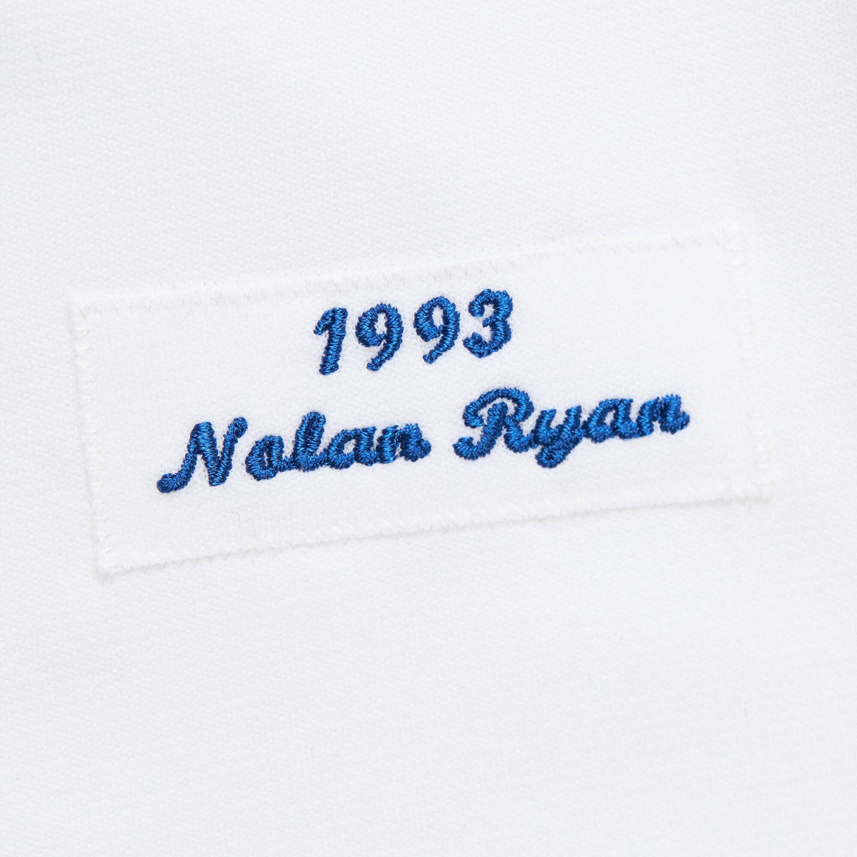 Texas Rangers Nolan Ryan Mitchell & Ness White 1993 Cooperstown Collection Authentic Jersey