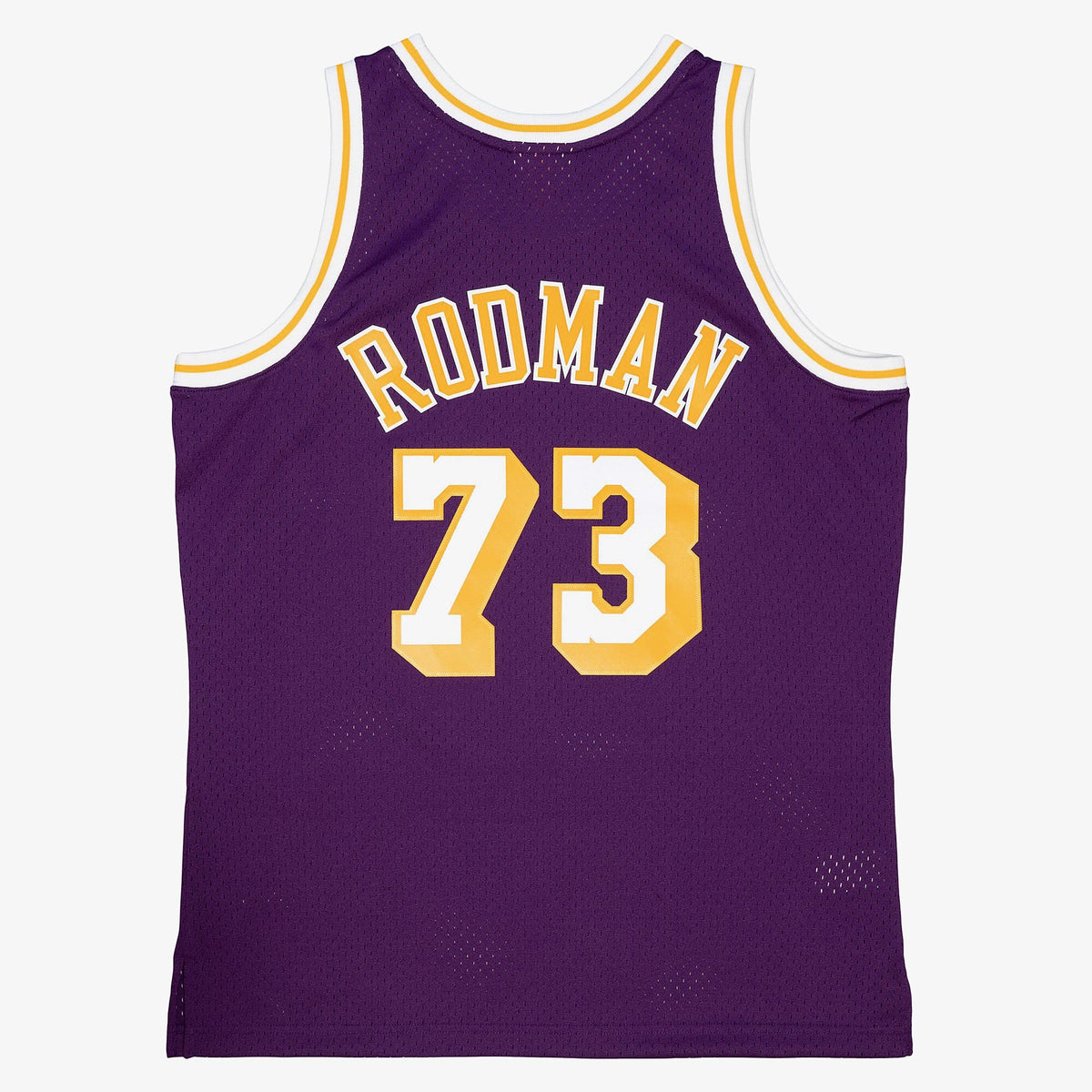 Los Angeles Lakers Mitchell & Ness Dennis Rodman 1998 Road Authentic Jersey - Purple
