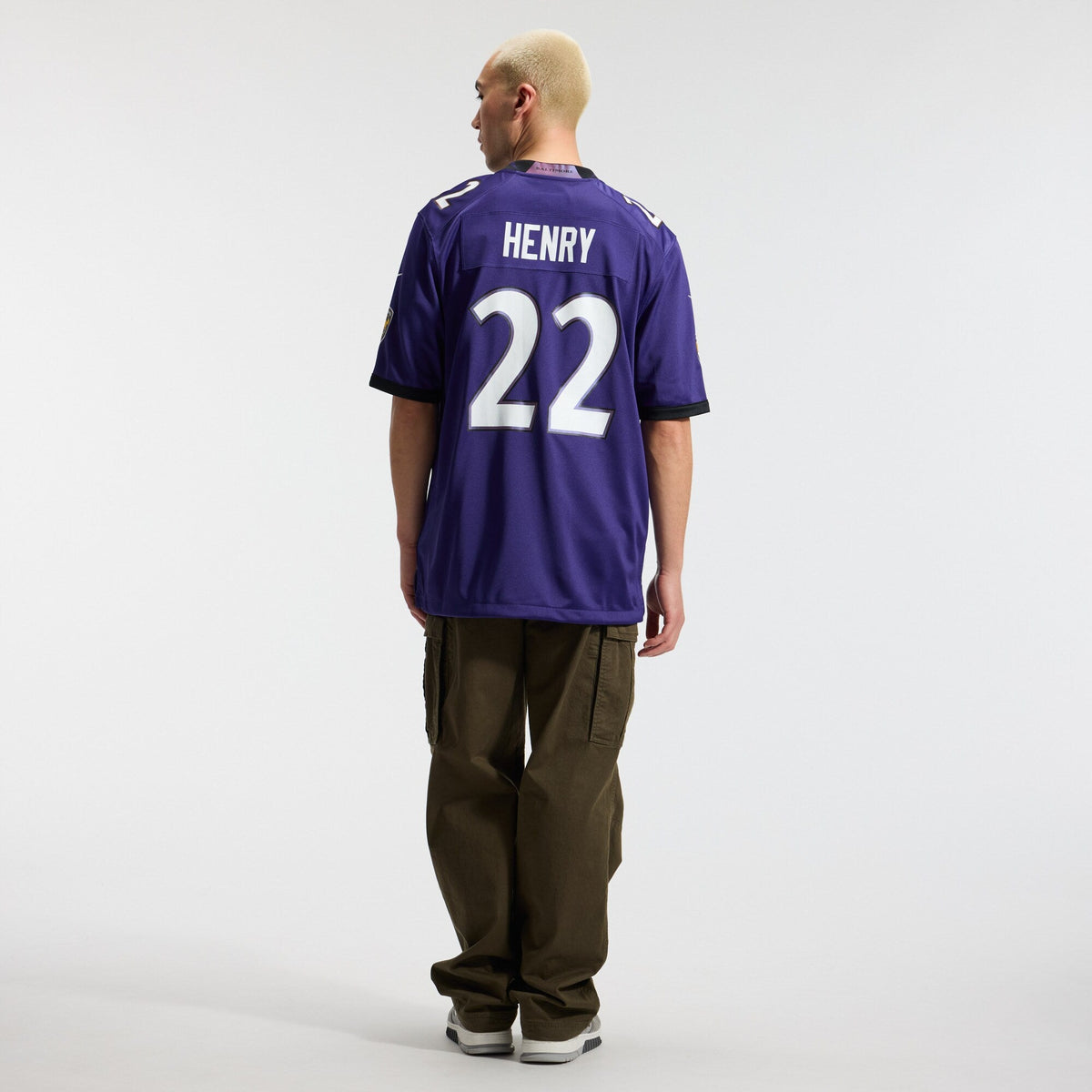 Baltimore Ravens Derrick Henry Nike Purple Team Game Jersey