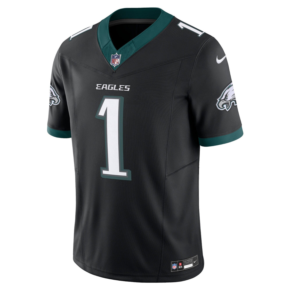 Philadelphia Eagles Jalen Hurts Nike Black Alternate Vapor F.U.S.E. Limited Jersey