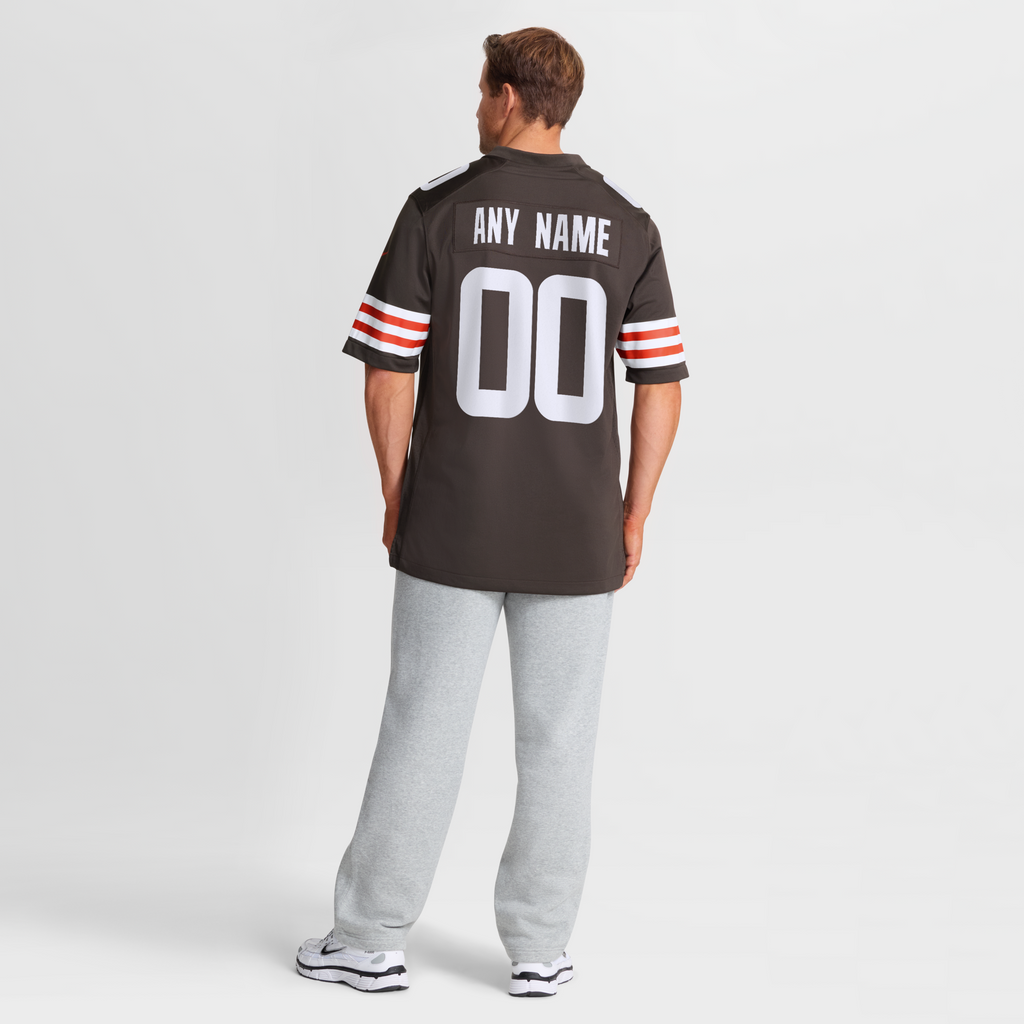 Nike Cleveland Browns Brown Custom Game Jersey