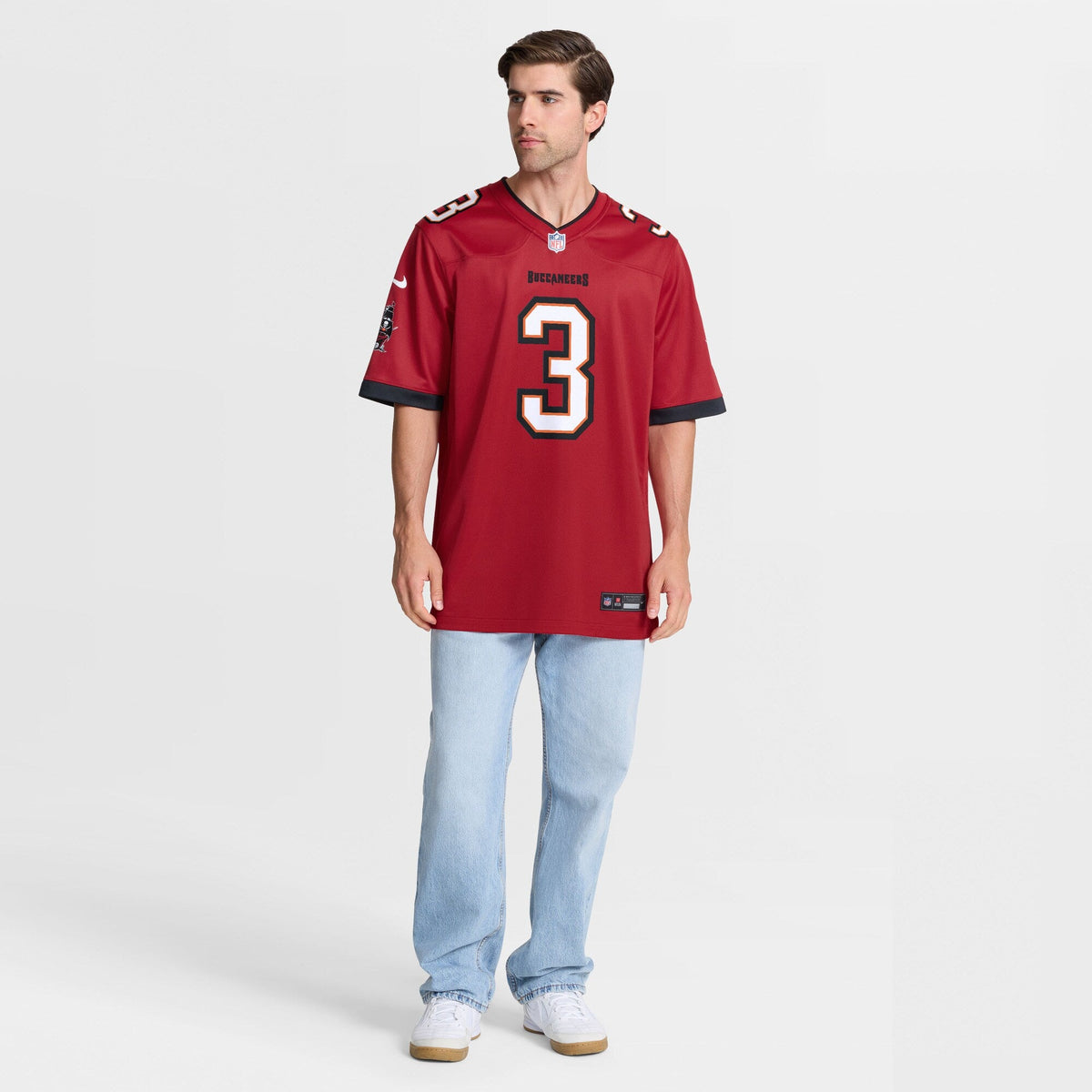 Tampa Bay Buccaneers Rueben Bain Jr. Nike Red 2026 NFL Draft First Round Pick No. 15 Team Game Jersey