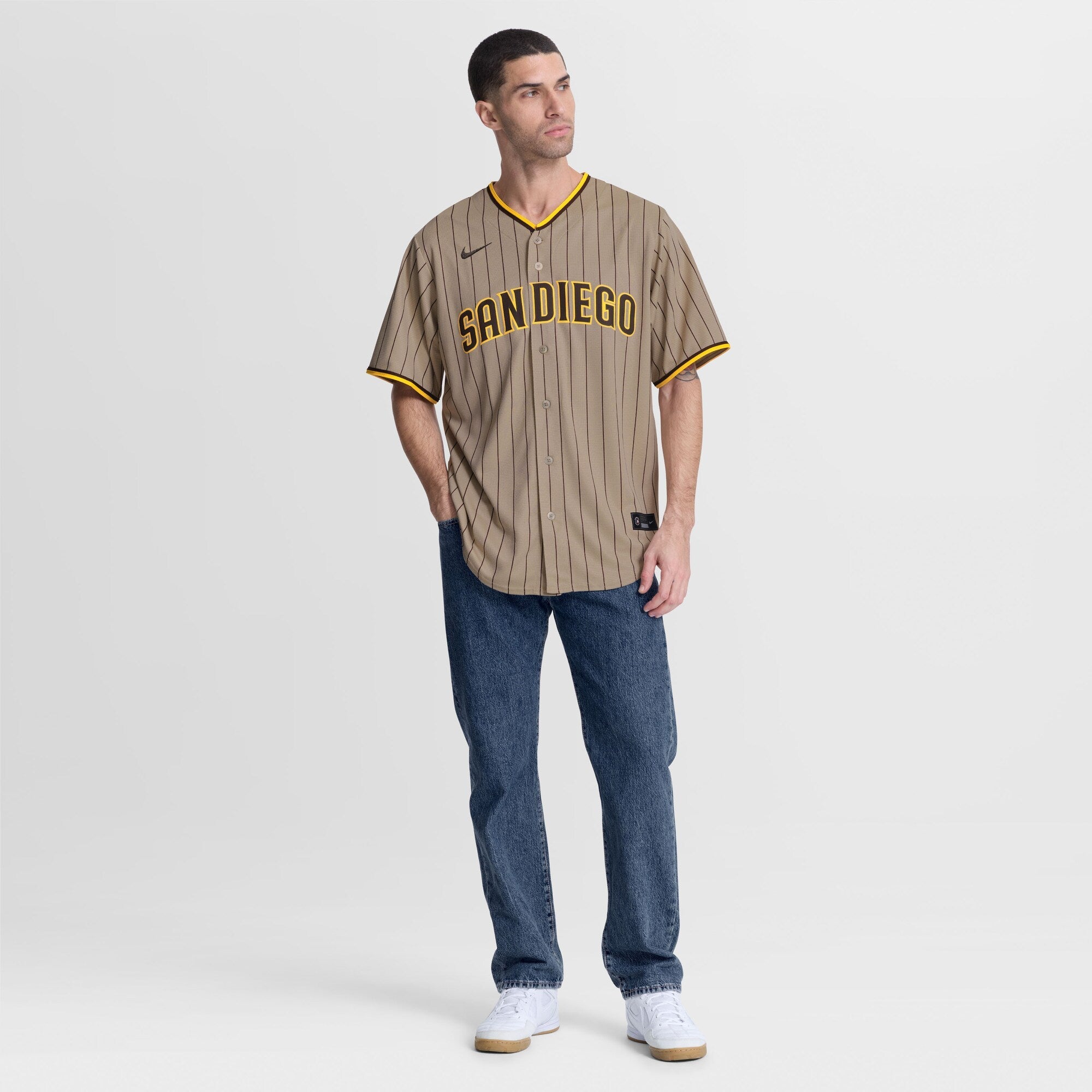 San Diego Padres Fernando Tatis Jr. Nike Sand Alternate Replica Jersey