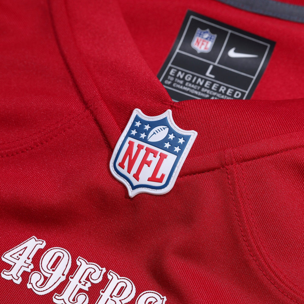 San Francisco 49ers Deion Sanders Nike Scarlet Team Retired Player Game Jersey