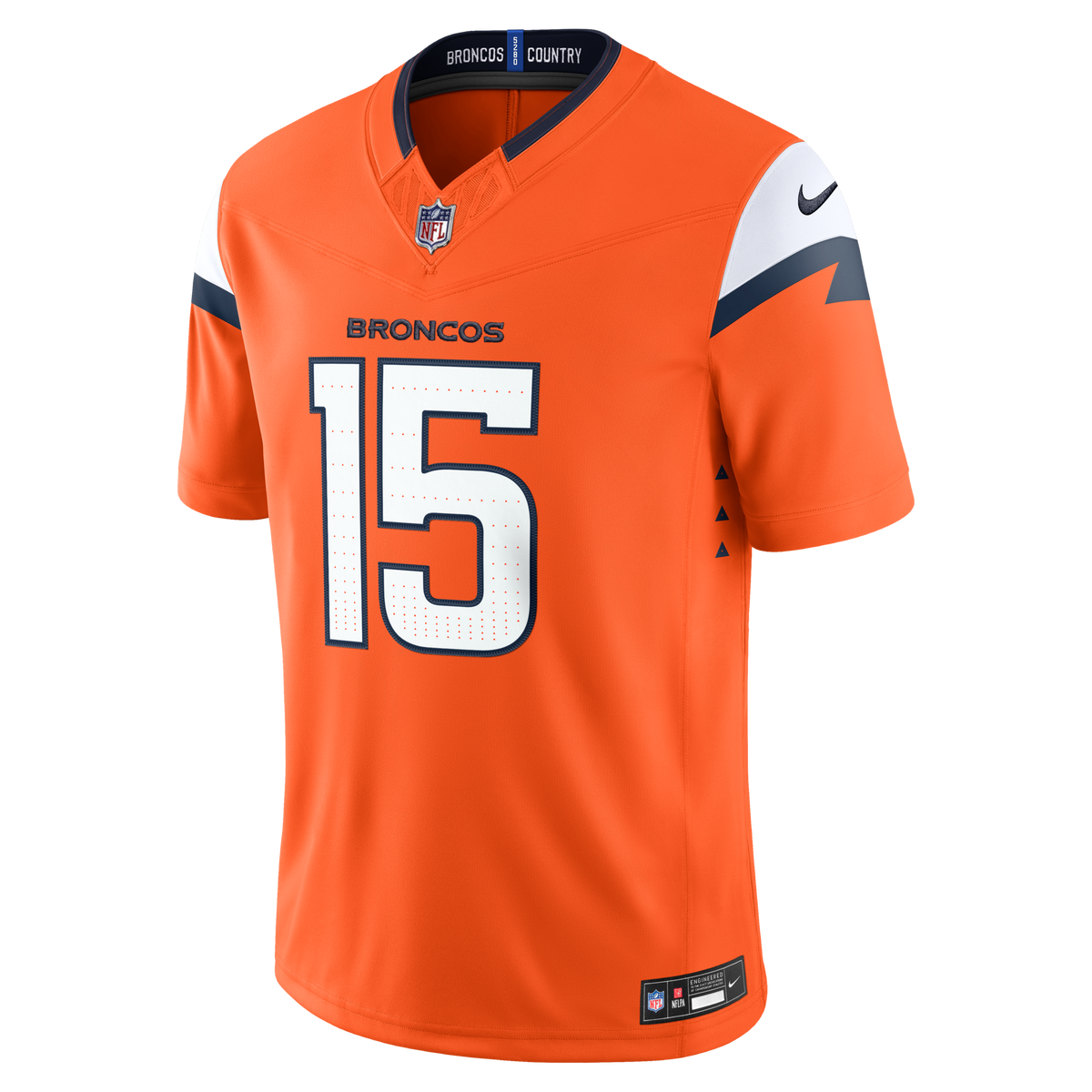 Denver Broncos Nik Bonitto Nike Orange Team Vapor F.U.S.E. Stitched Limited Jersey