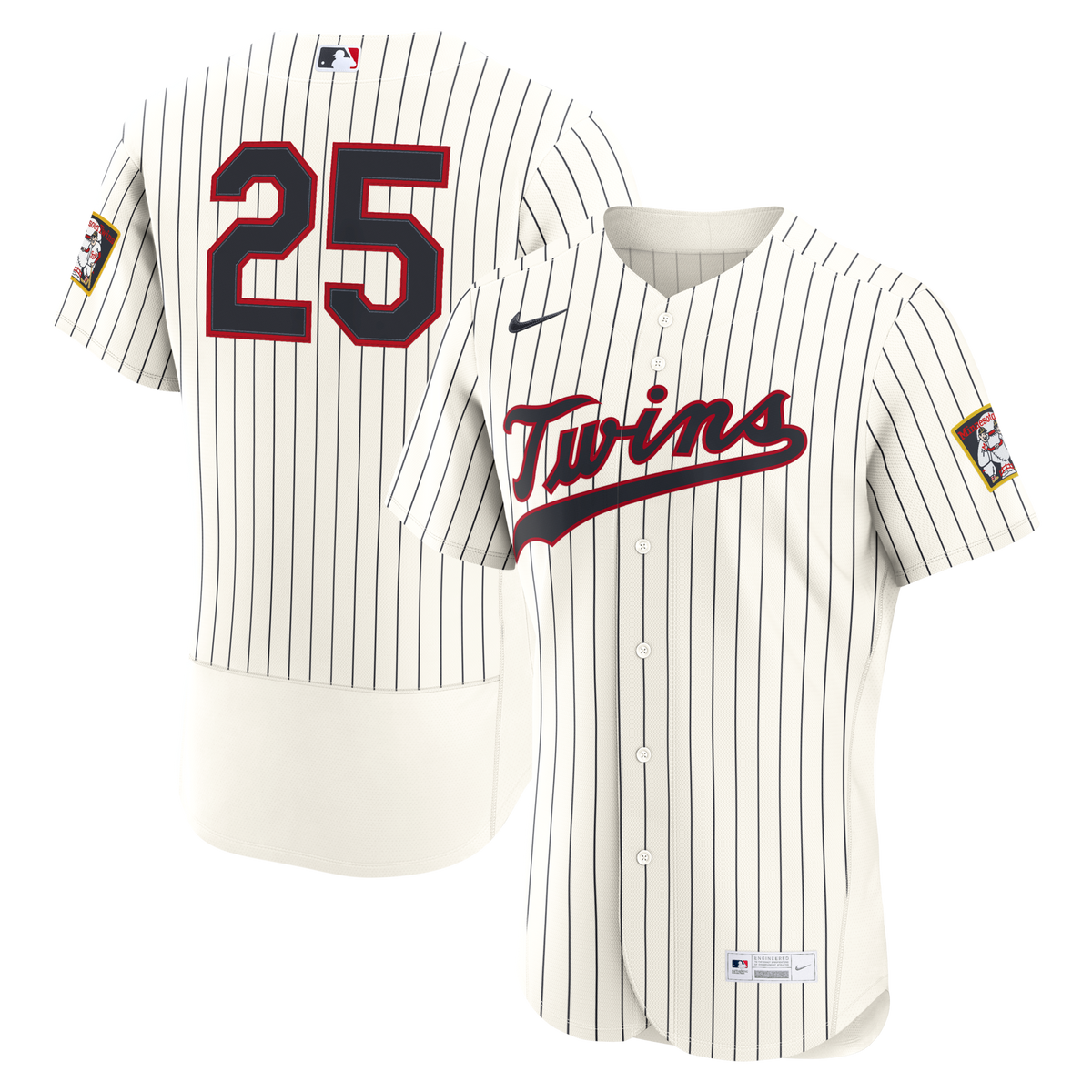 Minnesota Twins Byron Buxton Nike Cream 2026 Field of Dreams Authentic Jersey