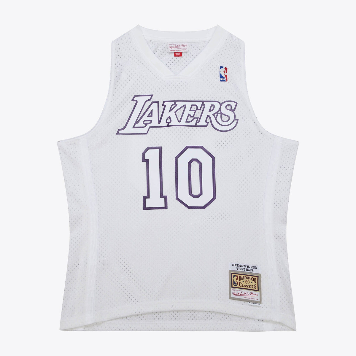 Los Angeles Lakers Mitchell & Ness Steve Nash 2012 Day Authentic Jersey - White