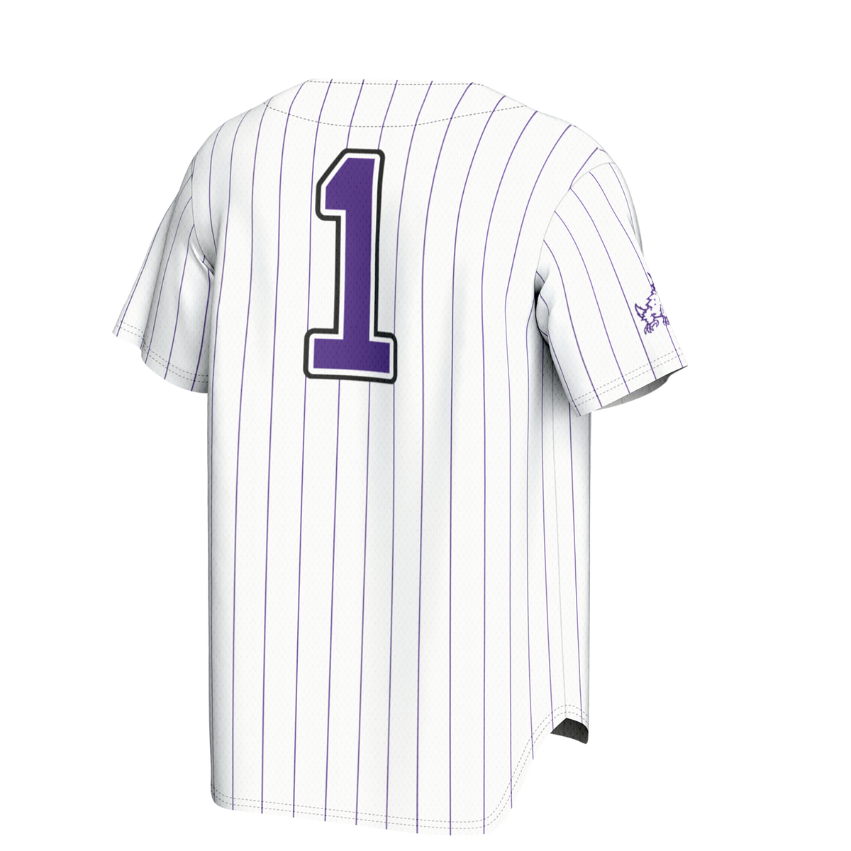 GameDay Greats White TCU Horned Frogs Lightweight Collegiate Baseball Fashion Jersey