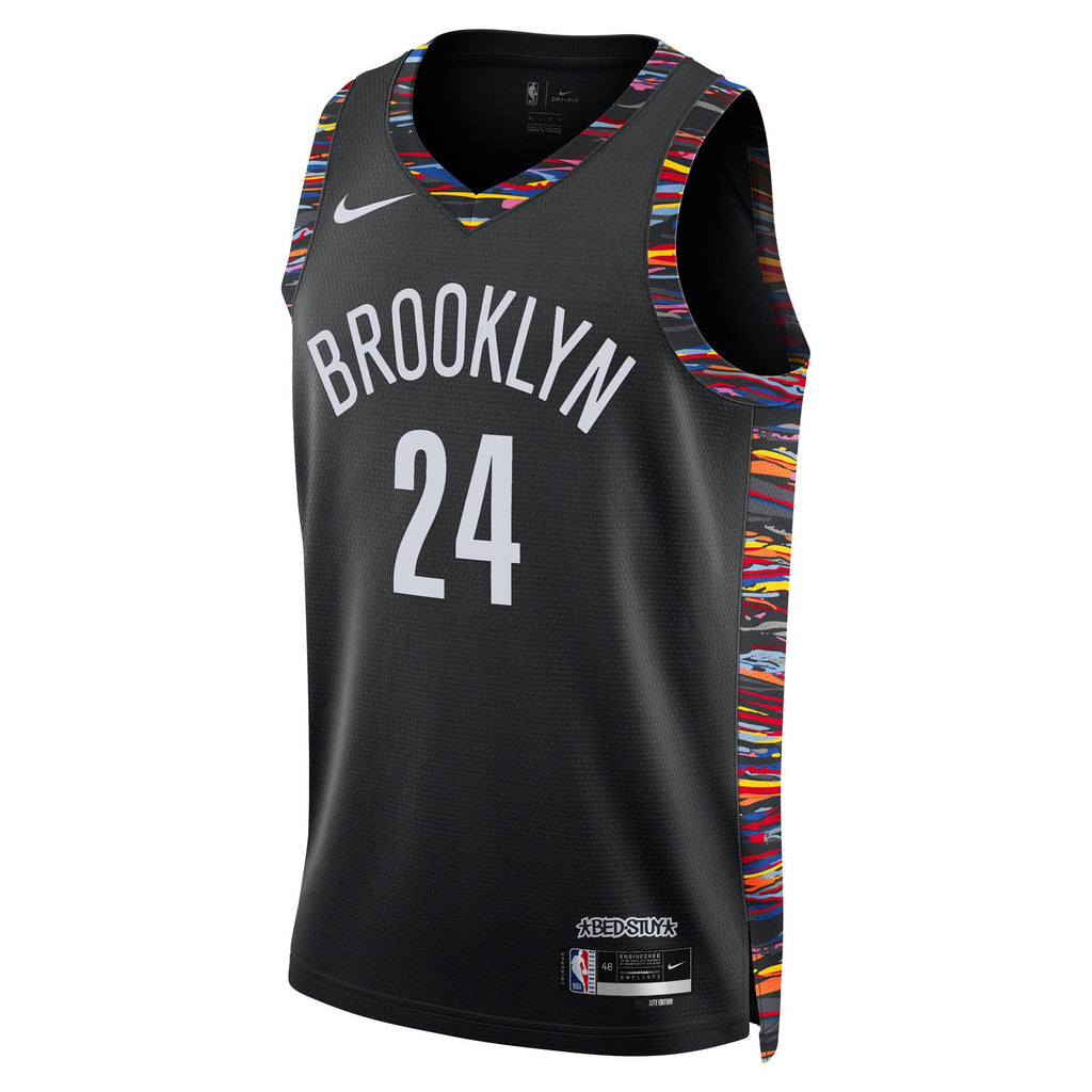 Brooklyn Nets Nike 2025/26 City Edition Swingman Jersey - Black - Cam Thomas