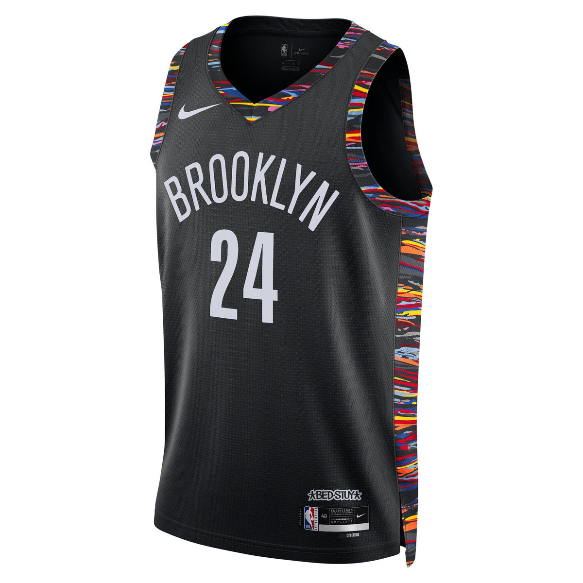 Brooklyn Nets Nike 2025/26 City Edition Swingman Jersey - Black - Cam Thomas