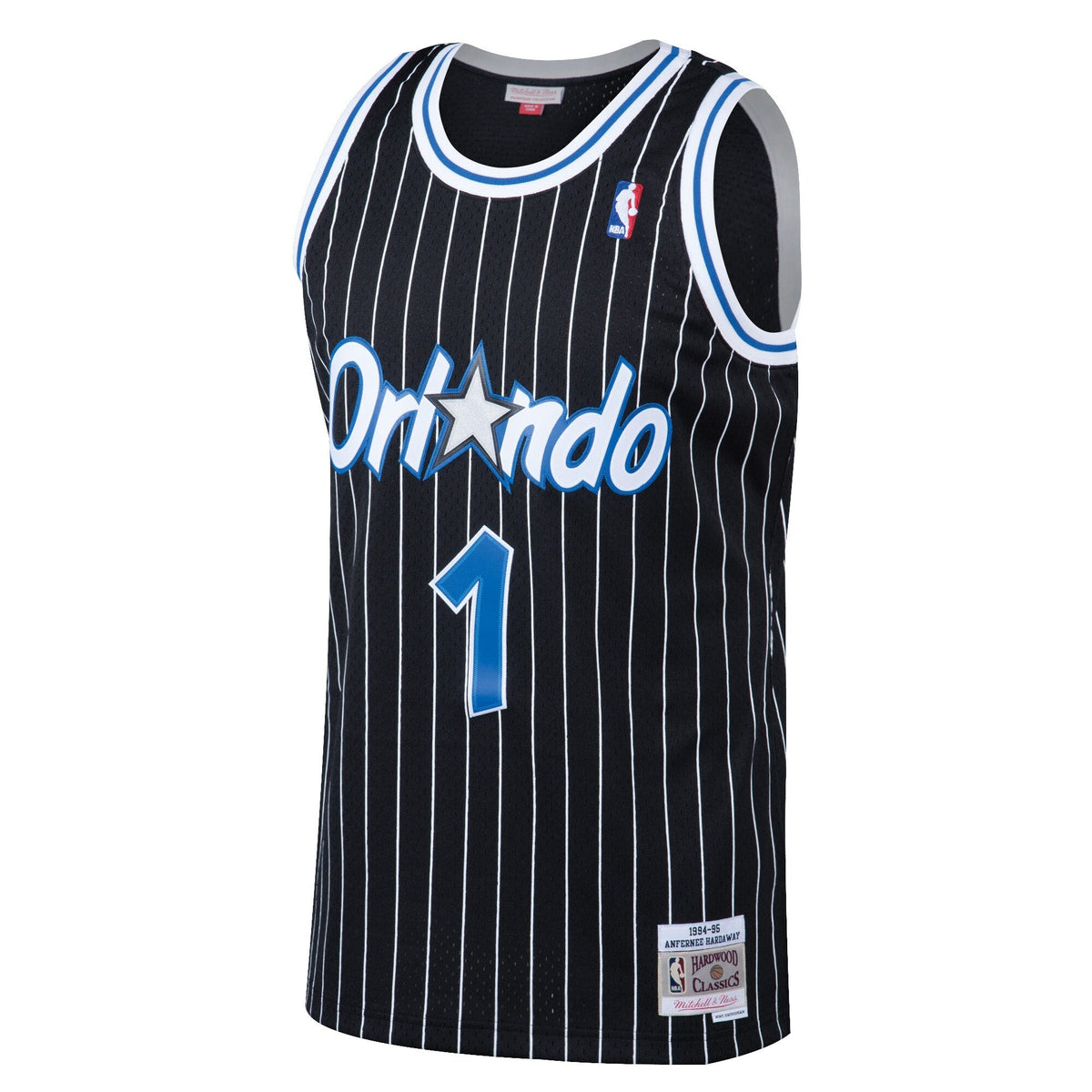 Mitchell & Ness Penny Hardaway Black Orlando Magic 1994-95 Hardwood Classics Swingman Jersey