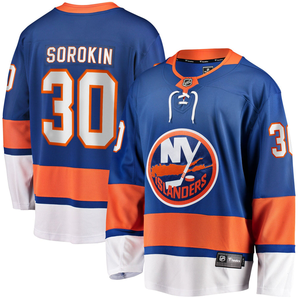 New York Islanders Ilya Sorokin Fanatics Royal Home Breakaway Player Jersey
