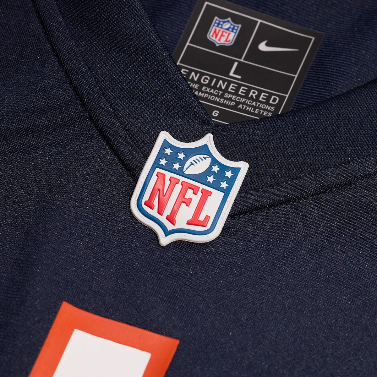 Chicago Bears Nike Navy Custom Game Jersey