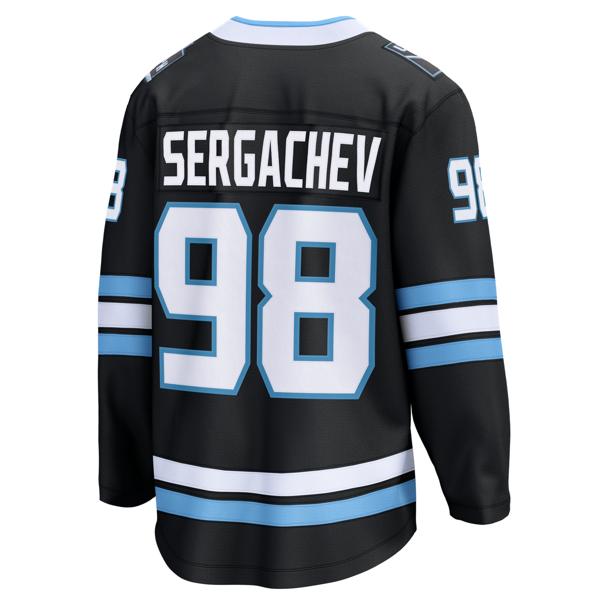 Utah Mammoth Mikhail Sergachev Fanatics Black Home Breakaway Player Jersey