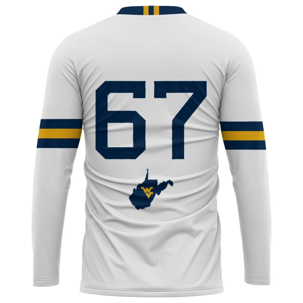 GameDay Greats #1 White West Virginia Mountaineers Lightweight Volleyball Jersey
