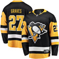 Pittsburgh Penguins Ryan Graves Fanatics Black Home Breakaway Jersey
