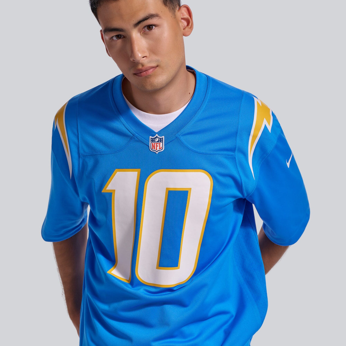 Los Angeles Chargers Justin Herbert Nike Powder Blue Player Game Jersey