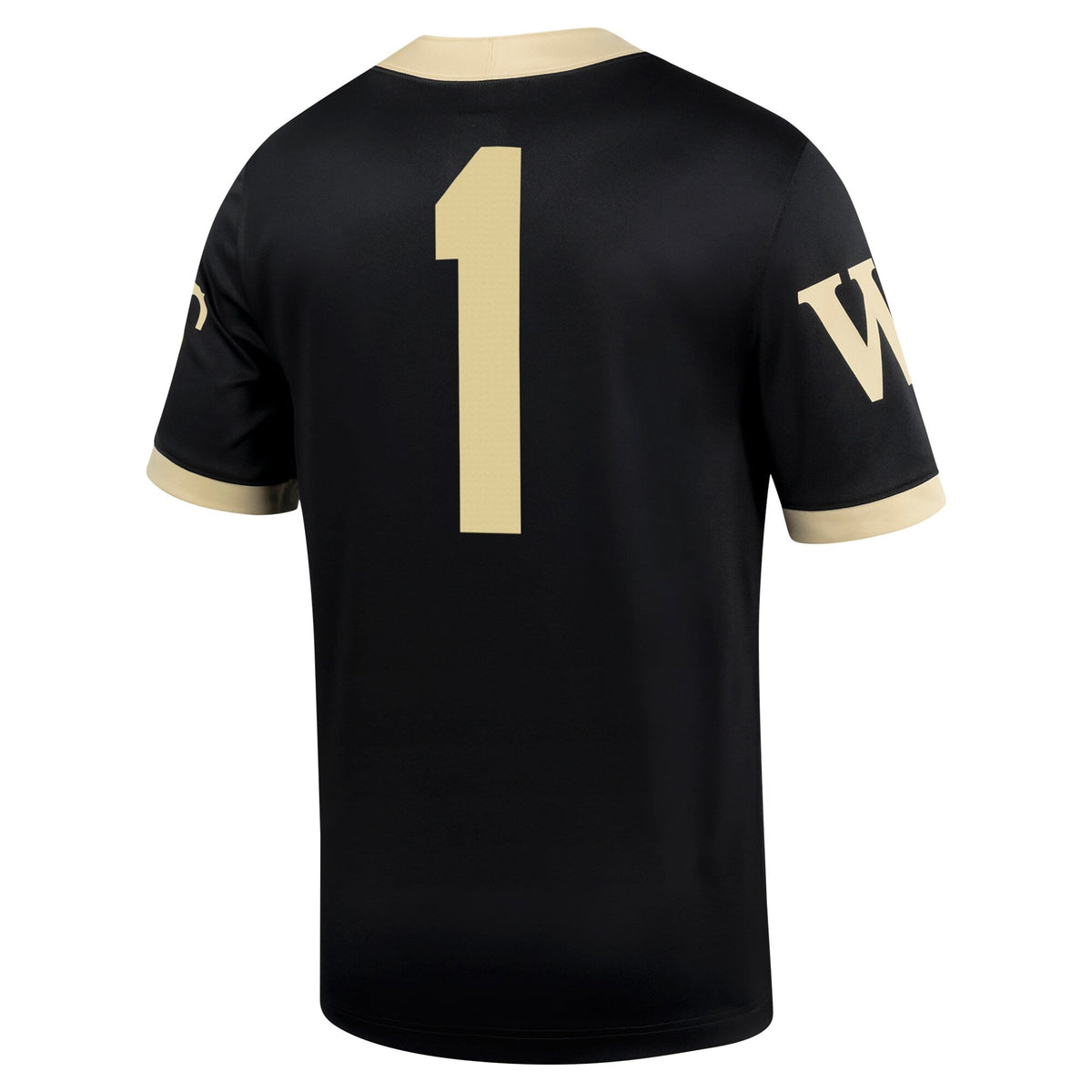Nike #1 Black Wake Forest Demon Deacons Untouchable Football Jersey