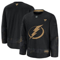 Tampa Bay Lightning Fanatics Black 2024 Military Appreciation Practice Jersey
