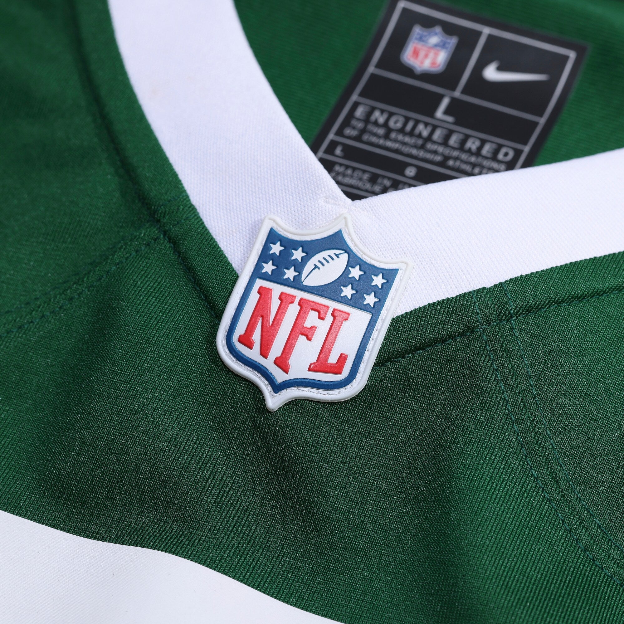 New York Jets Geno Smith Nike Legacy Green Game Jersey