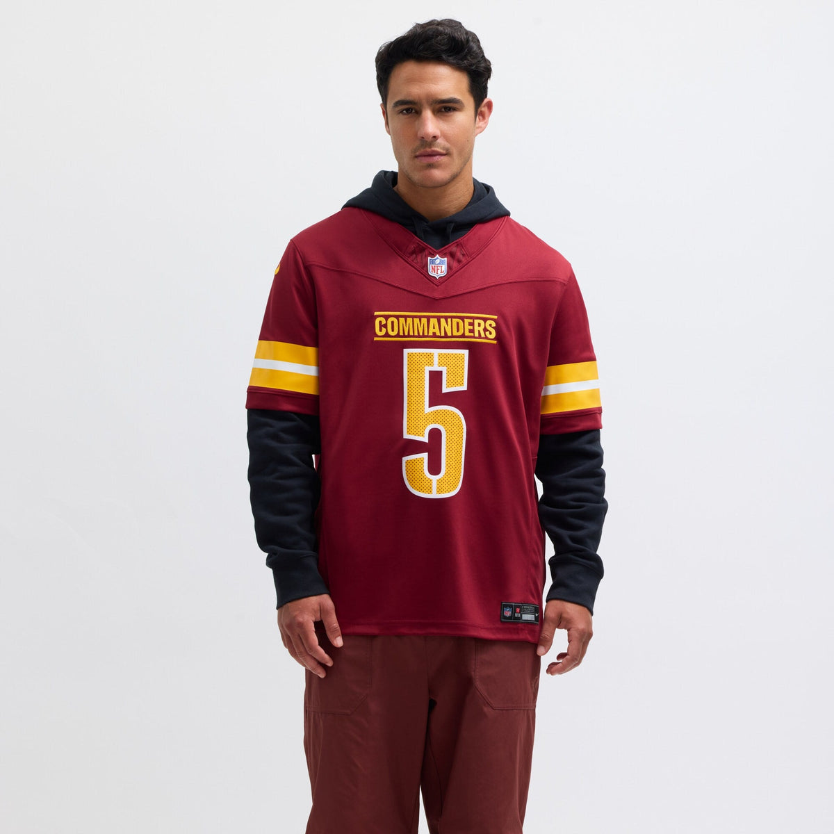 Washington Commanders Jayden Daniels Nike Burgundy Vapor F.U.S.E. Limited Jersey