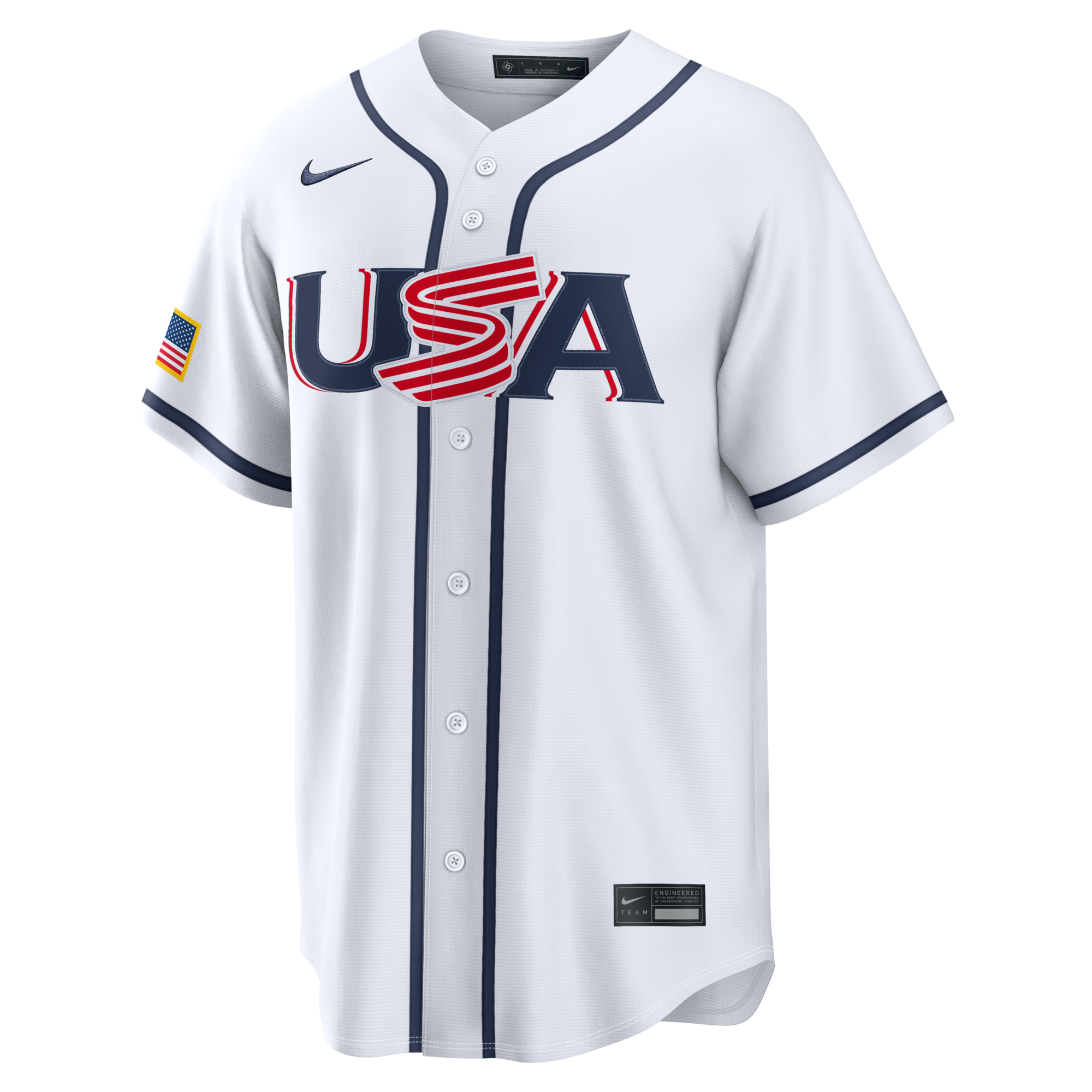 USA Baseball Aaron Judge Nike White 2026 World Baseball Classic Home Stadium Jersey