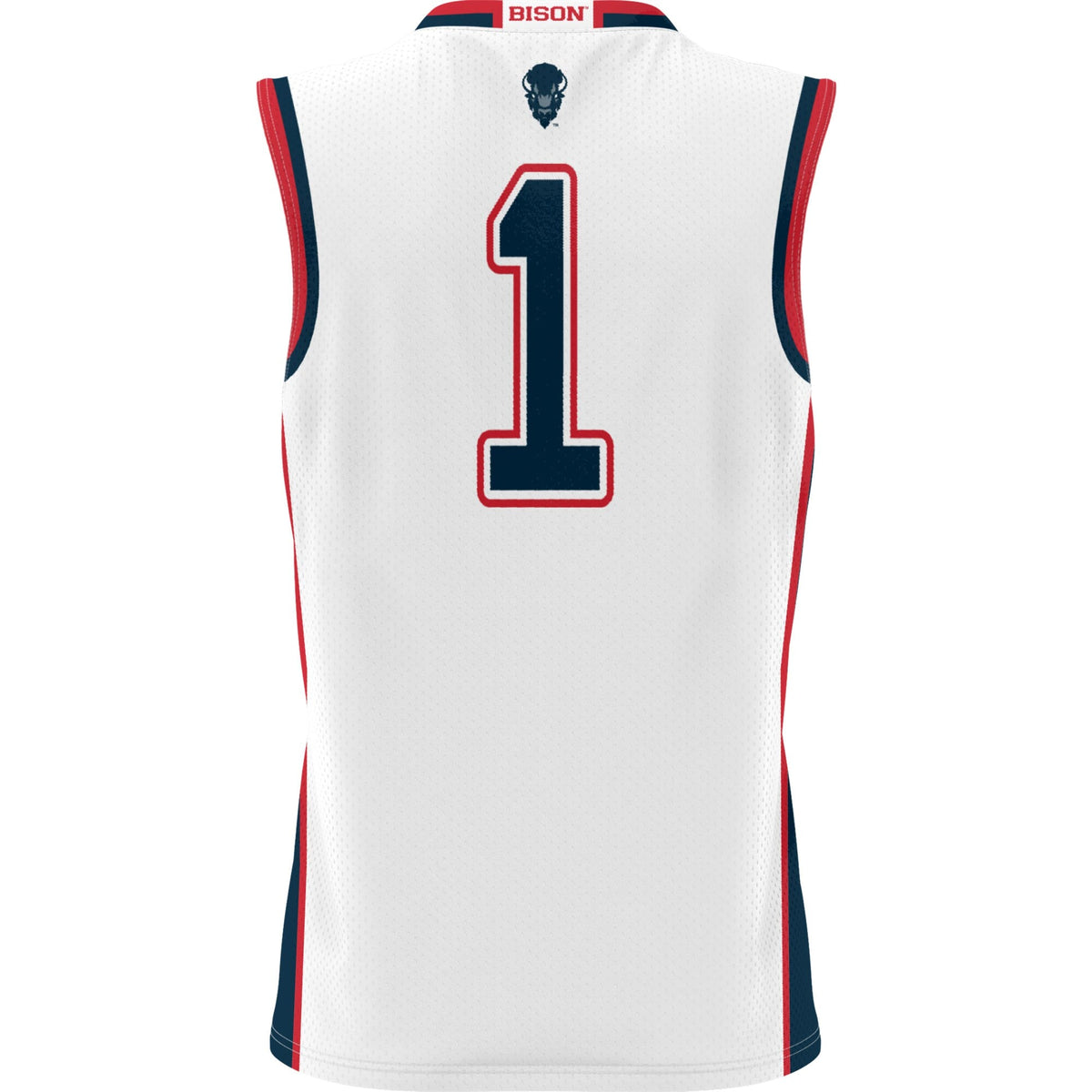 GameDay Greats #1 White Howard Bison Lightweight Basketball Jersey