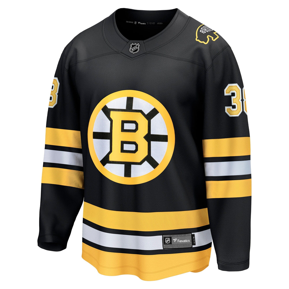 Boston Bruins Patrick Brown Fanatics Black Home Breakaway Player Jersey