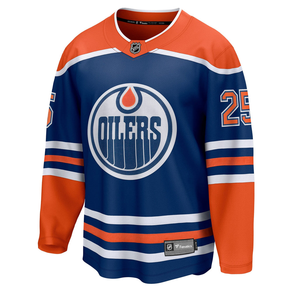 Edmonton Oilers Darnell Nurse Fanatics Royal Home Breakaway Player Jersey