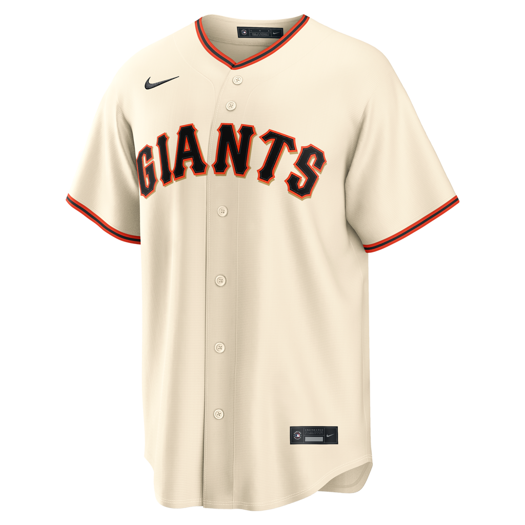 San Francisco Giants Bryce Eldridge Nike Cream Home Replica Jersey