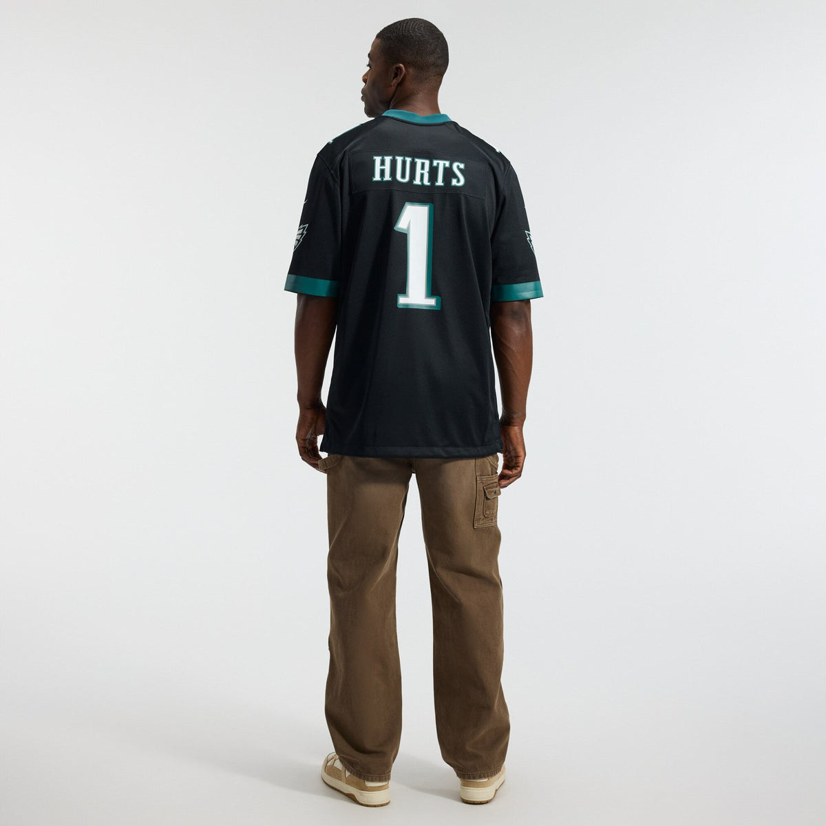 Philadelphia Eagles Jalen Hurts Nike Black Alternate Game Jersey