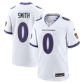 Baltimore Ravens Roquan Smith Nike White Game Jersey