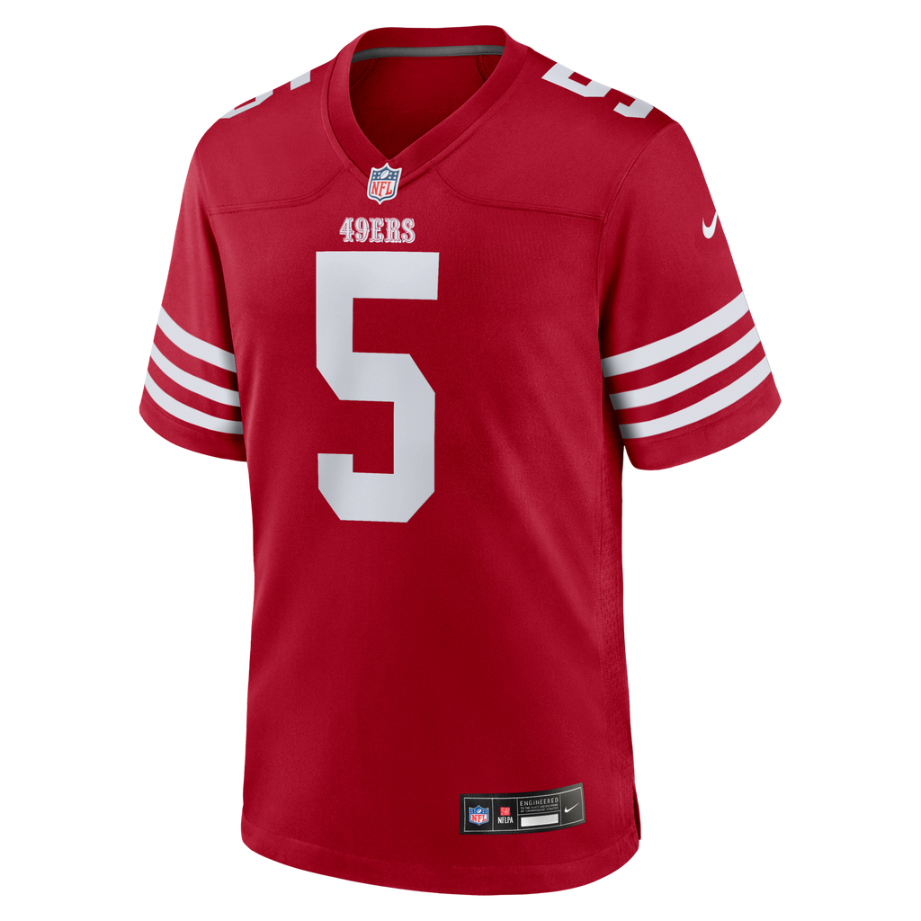 San Francisco 49ers Mike Evans Nike Scarlet Game Jersey