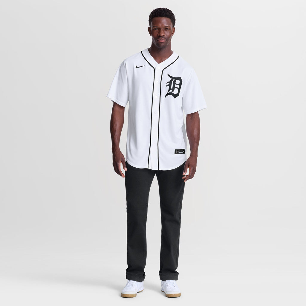 Detroit Tigers Riley Greene Nike White Home Replica Jersey